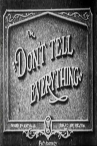 Don't Tell Everything