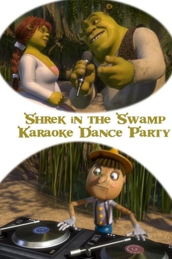 Shrek en el baile con karaoke en la ciénaga